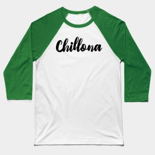 Chillona - Cry baby girl - Dark Design Baseball T-Shirt